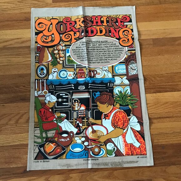 Lot of 4 Vintage Dishtowels Irish Linen British - Picture 2 of 16